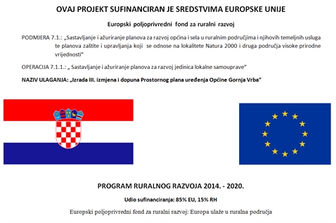 Usvojene III. Izmjene i dopune prostornog plana uređenja Općine Gornja Vrba